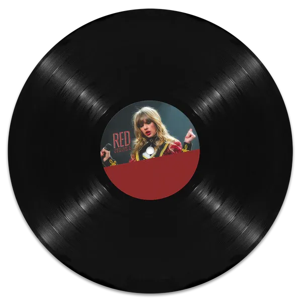 Taylor Swift Red Taylor's Version vinyle 4 LP noir