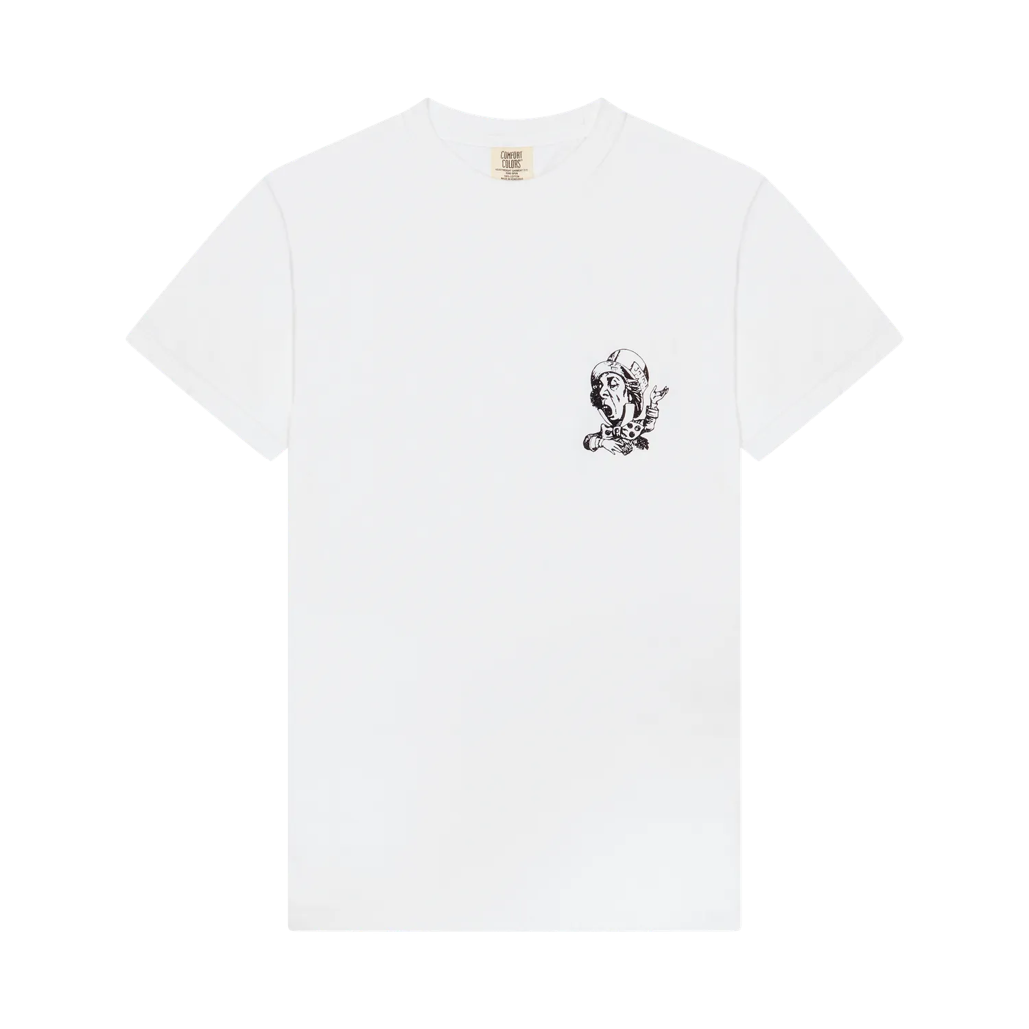 Charisma logo blanc t-shirt coton bio S à 2XL