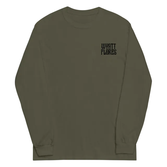 EMI WTTP Tracklist T-shirt manches longues vert