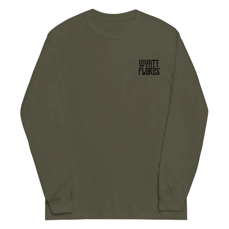 EMI WTTP Tracklist T-shirt manches longues vert