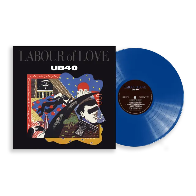 EMI UB40 Labour Of Love vinyle bleu 140g