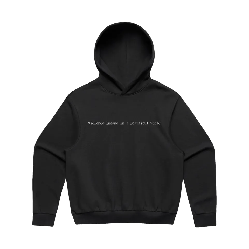Roger Taylor Violence Insane in a Beautiful World Hoodie noir