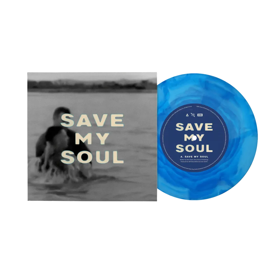 EMI Save My Soul single 7" vinyle bleu
