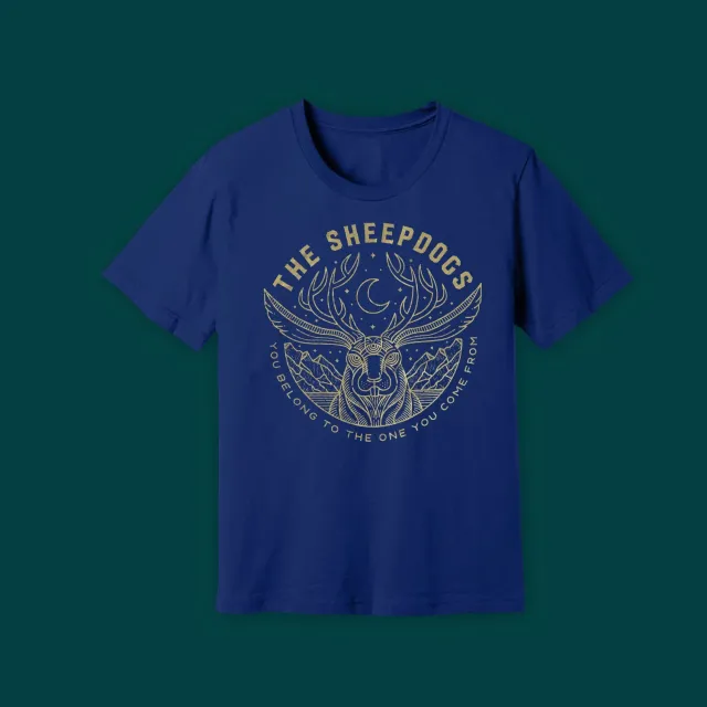 Sheepdogs Recording Co Jackalope t-shirt bleu marine