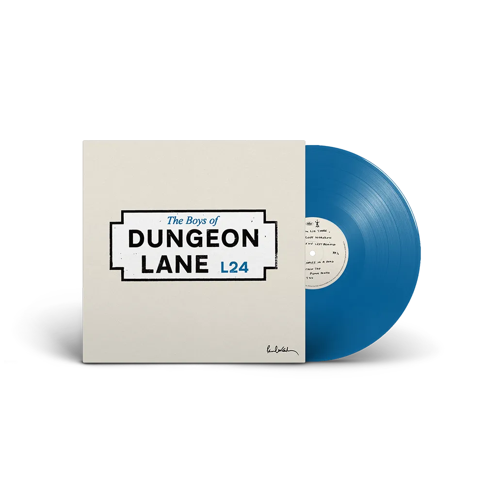 EMI The Boys of Dungeon Lane vinyle LP bleu + livret 12 pages
