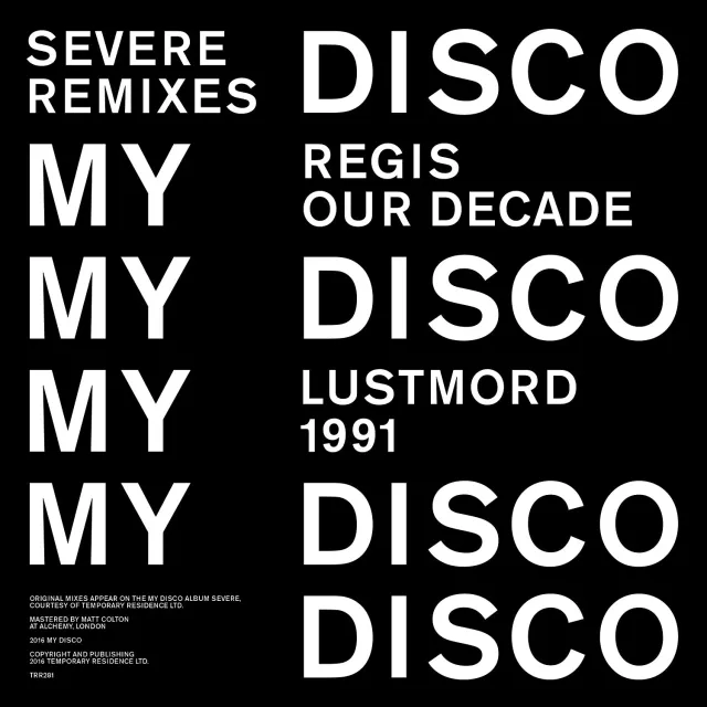 Temporary Residence MY DISCO Severe Remixes album digital