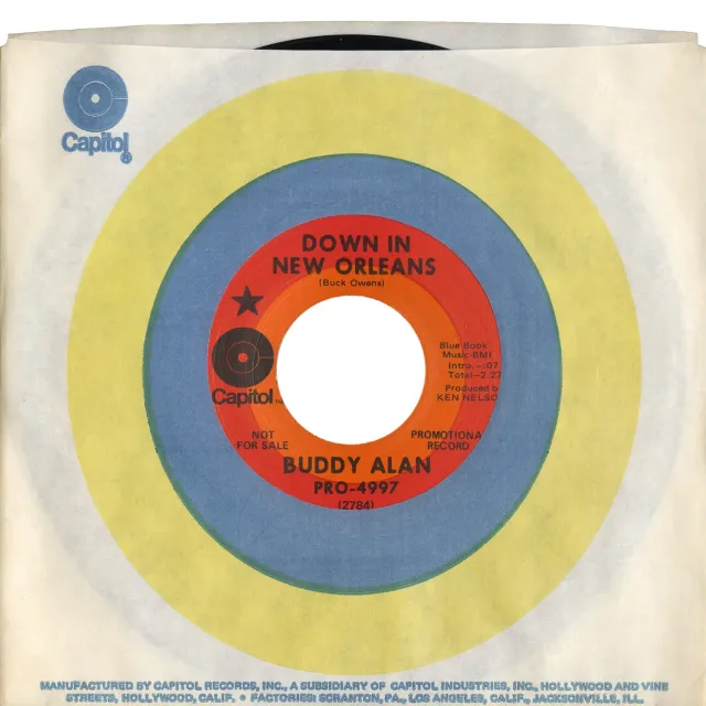 Omnivore Buddy Alan Down In New Orleans vinyle 7 pouces vintage