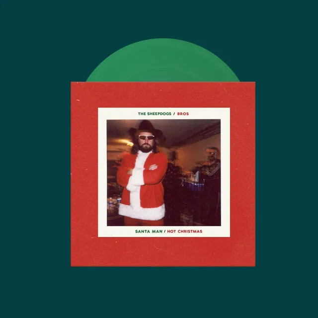 Sheepdogs Santa Man 45 tours vinyle vert
