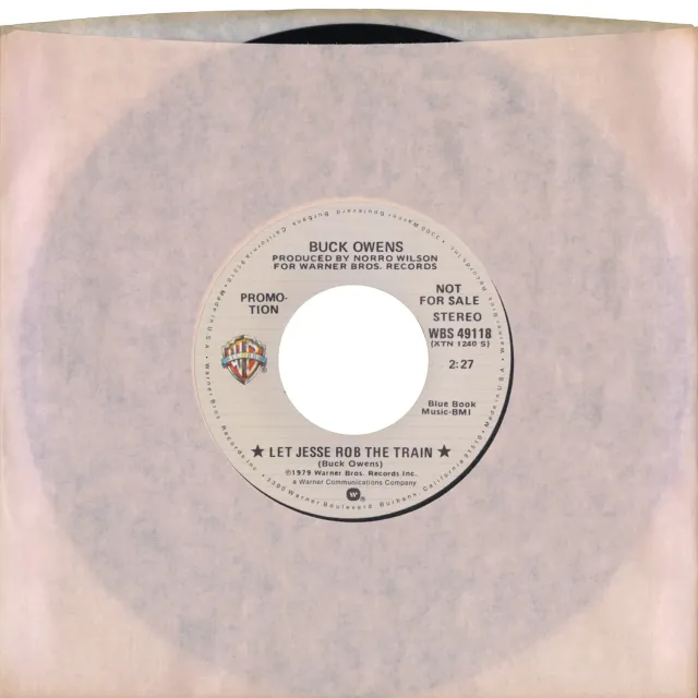 Omnivore Recordings Buck Owens Let Jesse Rob The Train vinyle 7" vintage