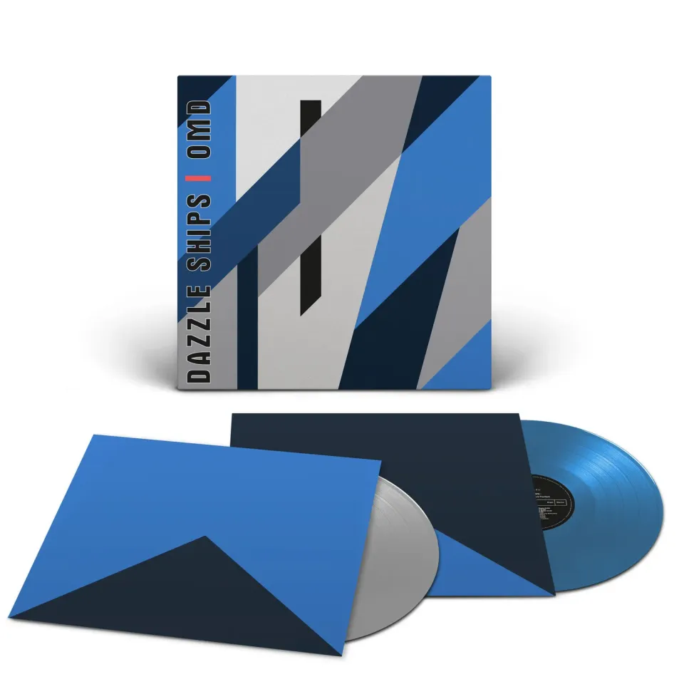 OMD Dazzle Ships vinyle bleu argent 2LP 40e