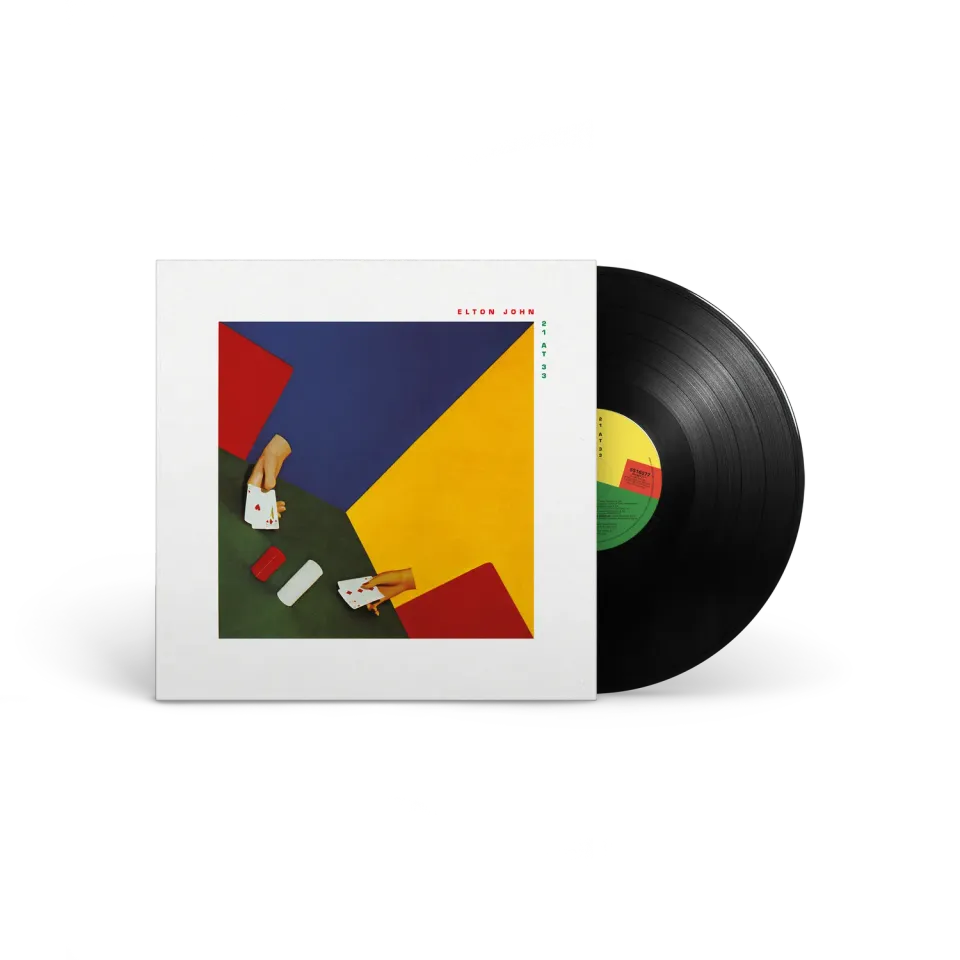 EMI Elton John 21 At 33 vinyle LP remasterisé