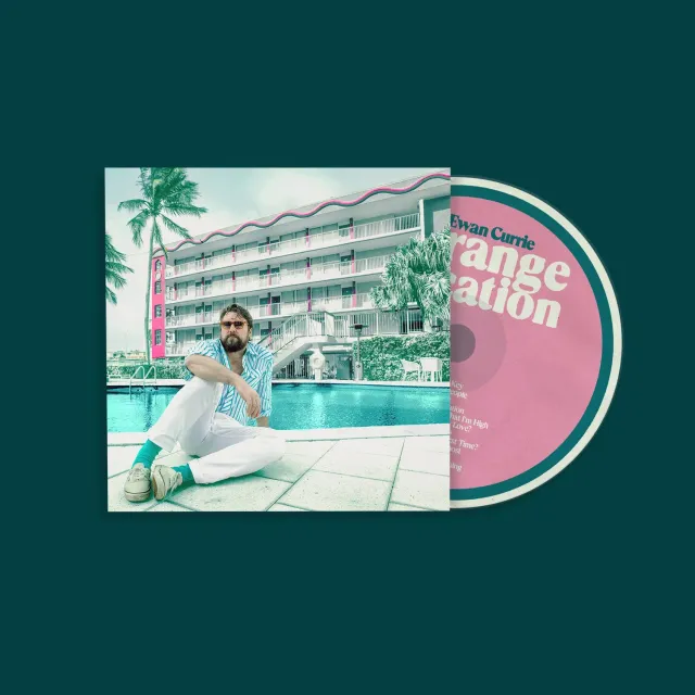 Ewan Currie Strange Vacation CD signé 13 titres
