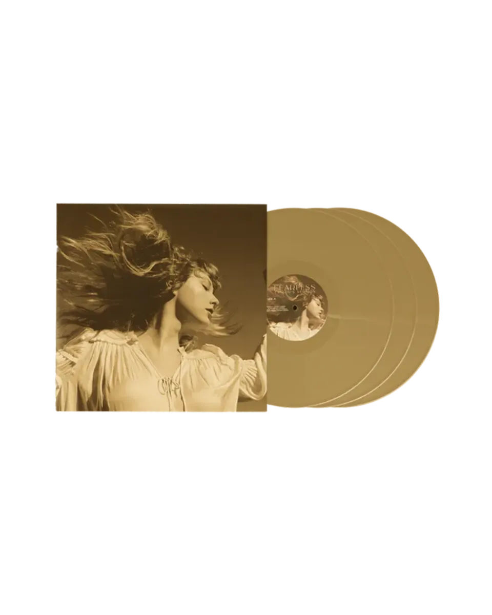 Taylor Swift Fearless Taylor's Version vinyle 3 LP doré