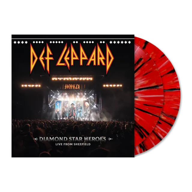 Def Leppard Diamond Star Heroes double vinyle splatter live