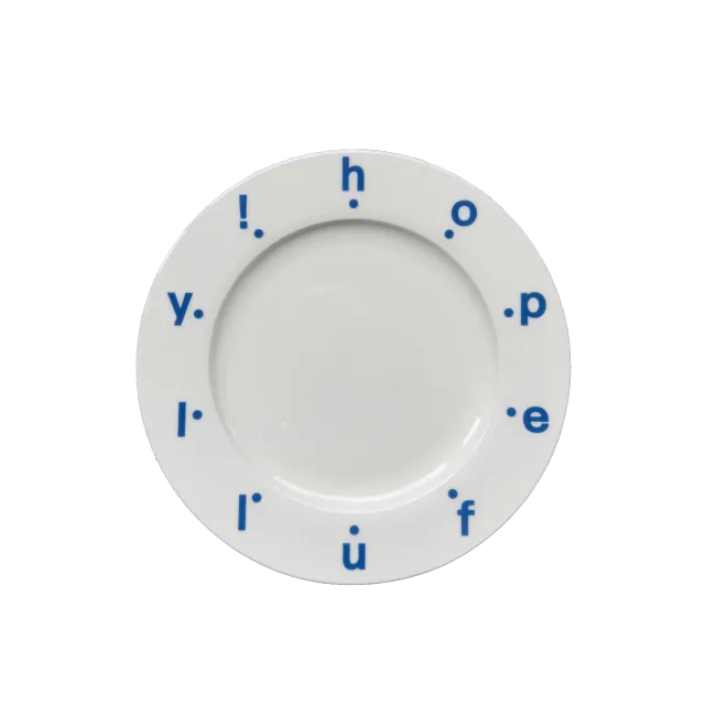 EMI hopefully ! assiette céramique 25 cm