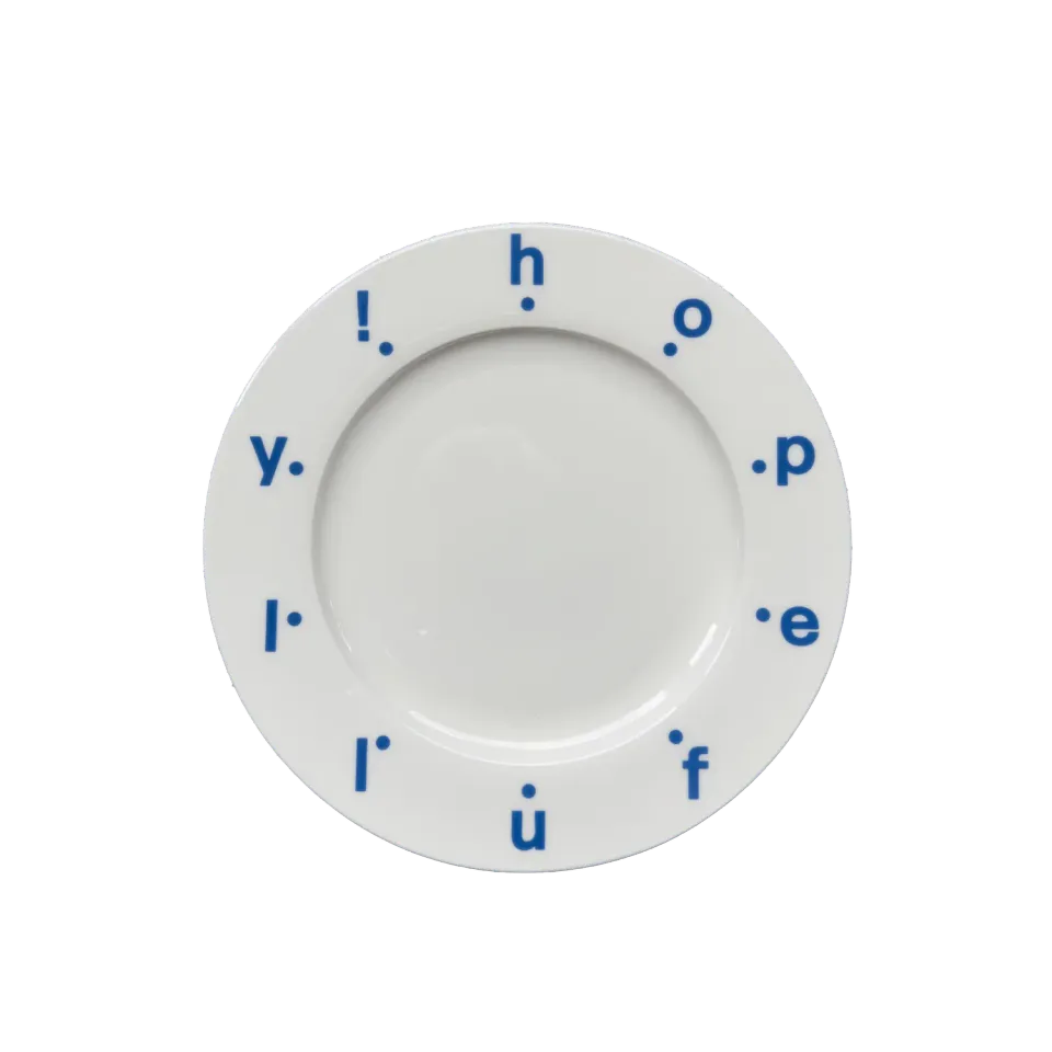 EMI hopefully ! assiette céramique 25 cm