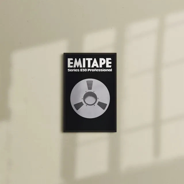 EMI Series 830 poster encadré 12x16 bois