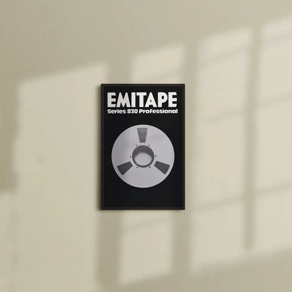 EMI Series 830 poster encadré 12x16 bois