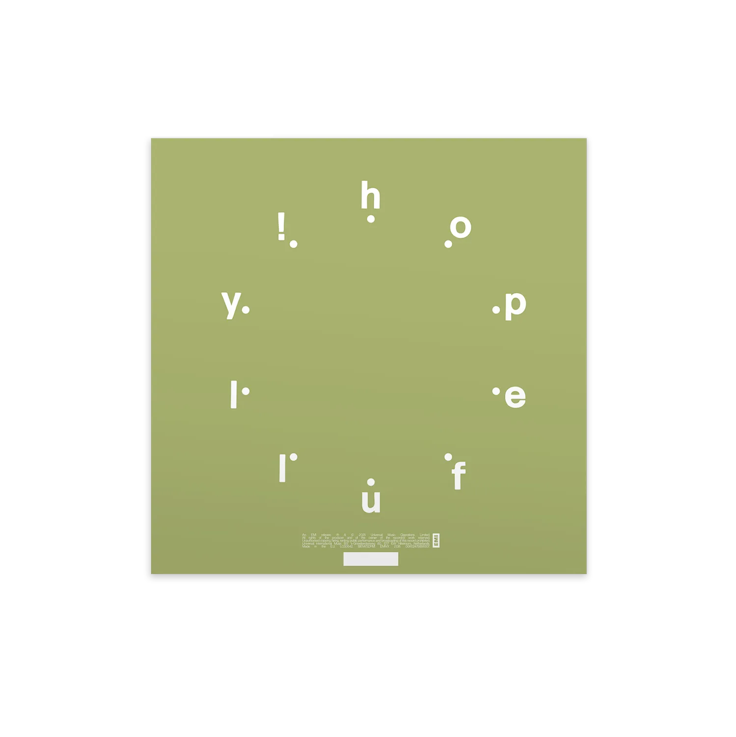 EMI Hopefully! Picture Disc Vinyle Exclusif