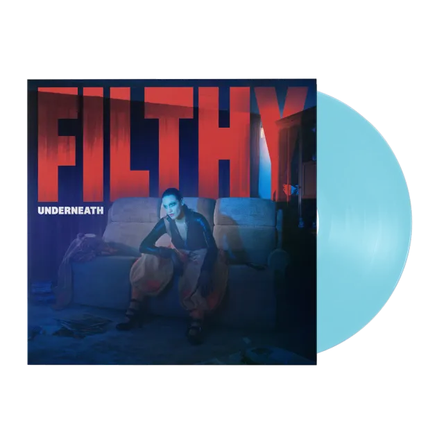 EMI Filthy Underneath vinyle bleu 140g exclusif