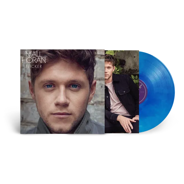 EMI Flicker Niall Horan vinyle LP swirl bleu