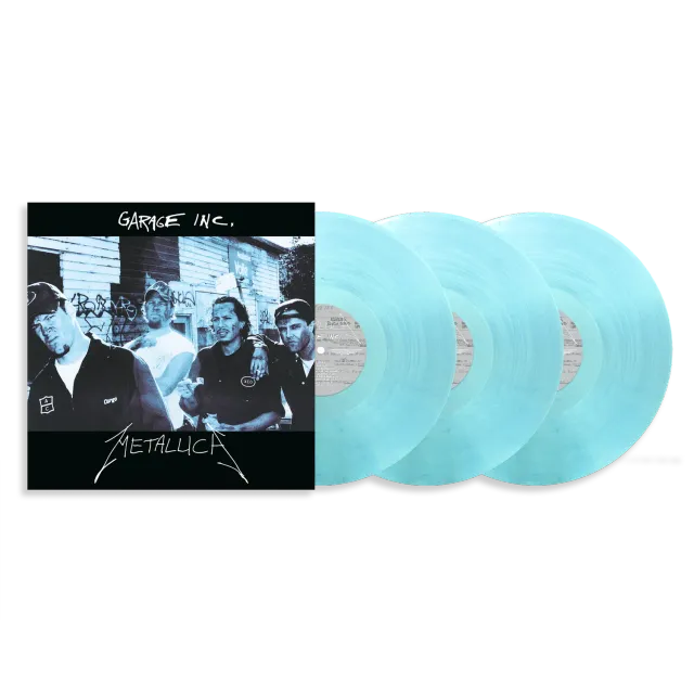 EMI Garage Inc vinyle 3LP bleu Fade To Blue