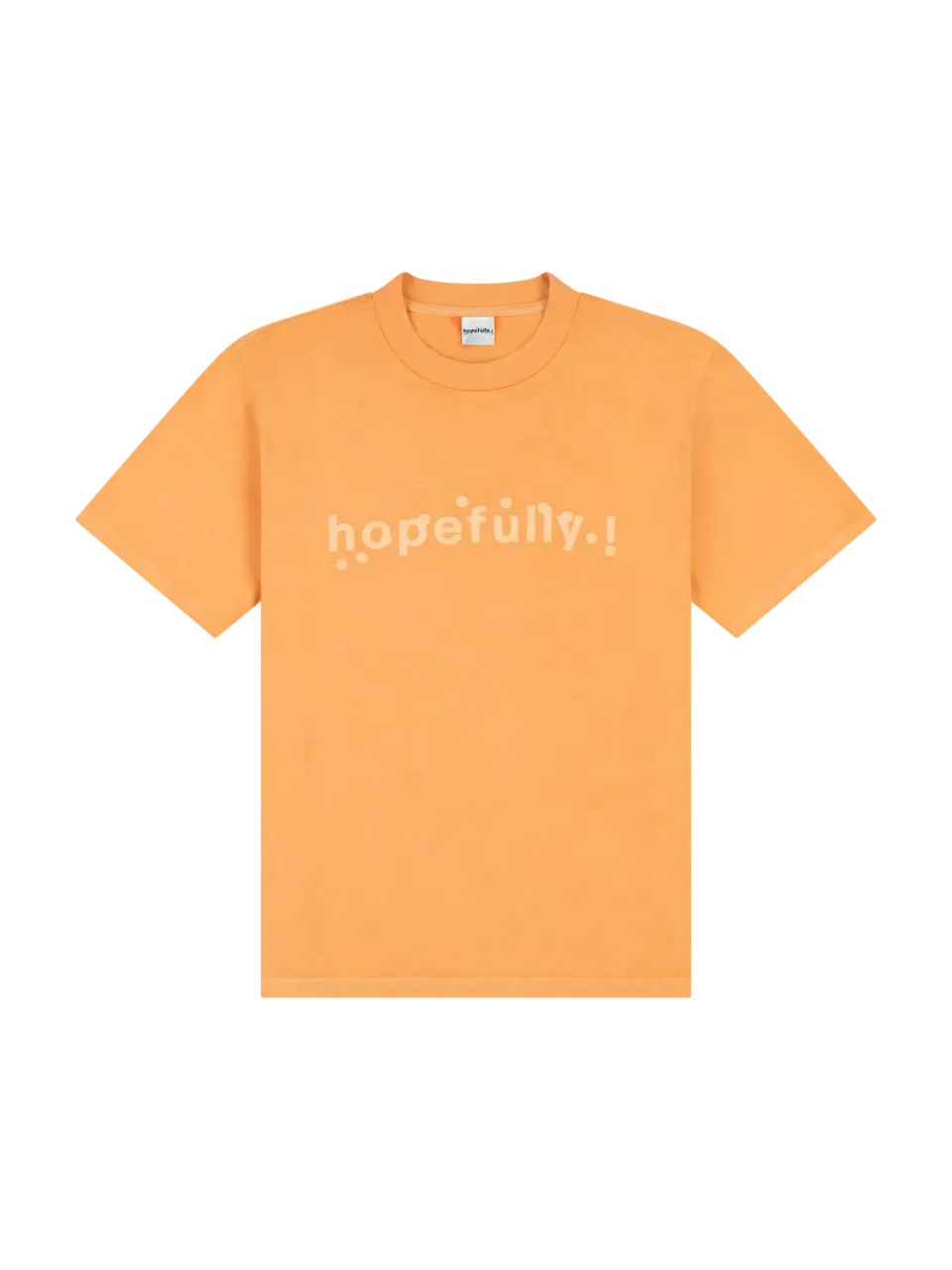 EMI Hopefully t-shirt orange overdye coton