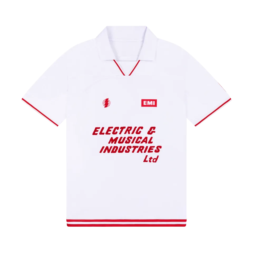 EMI Records Away maillot blanc 31 manches courtes