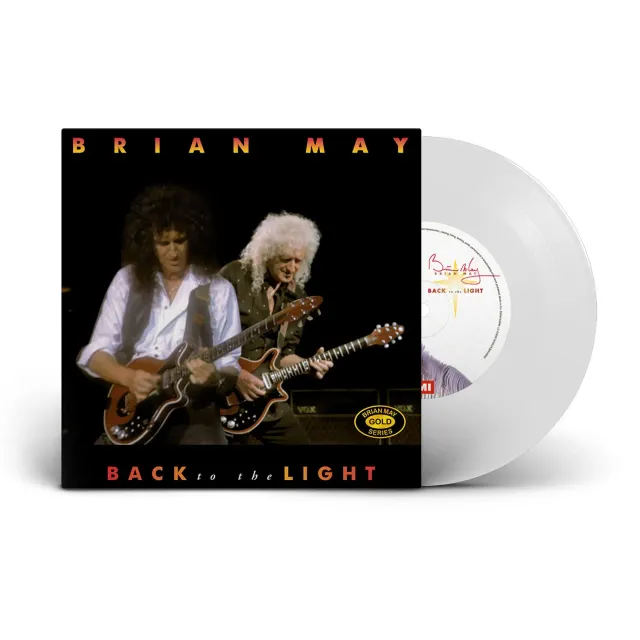 Brian May Back To The Light vinyle blanc mix 2021
