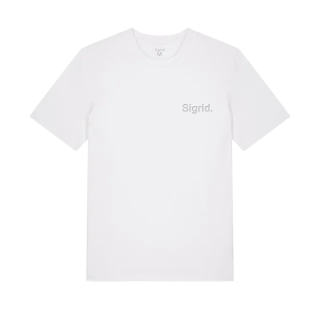 EMI Sigrid t-shirt blanc coton logo puff
