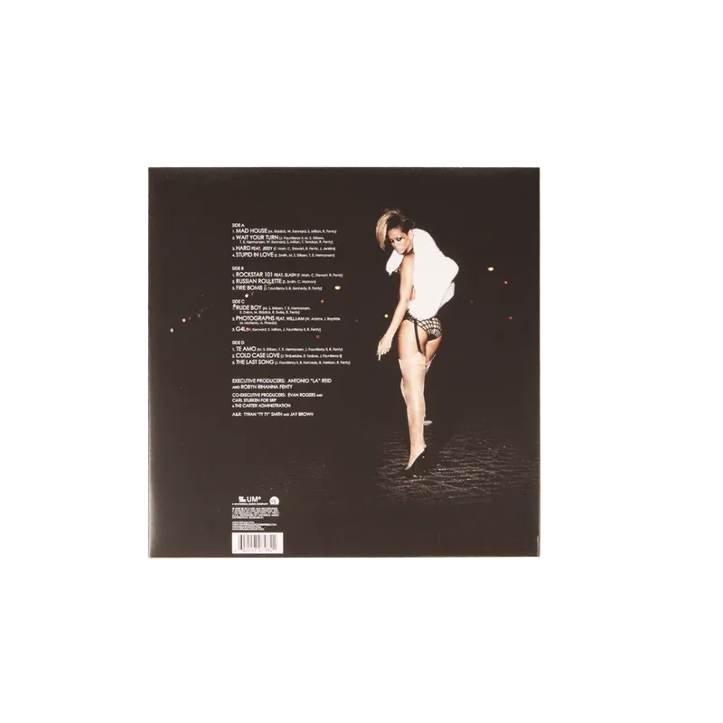 EMI Rated R double vinyle 2LP black ice translucide