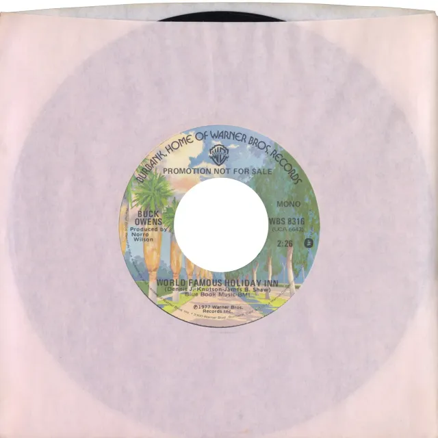Buck Owens World Famous Holiday Inn Vinyle 7 pouces vintage