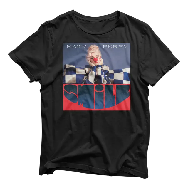 EMI Smile t-shirt noir 100% coton unisexe