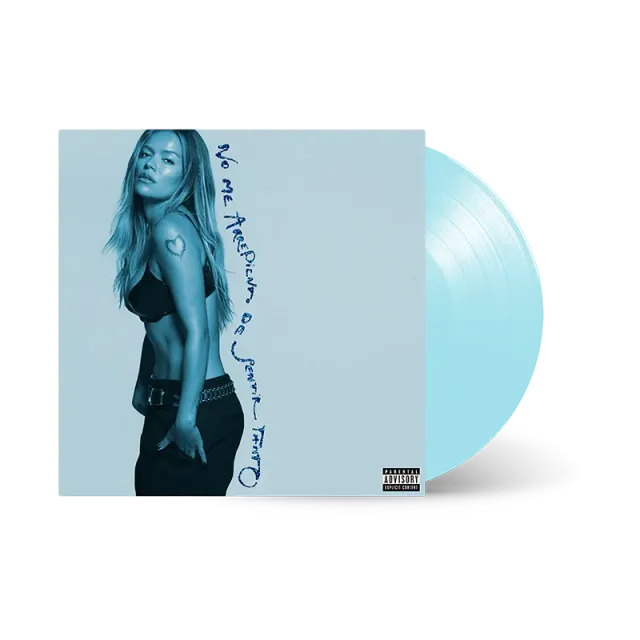 EMI Karol G No Me Arrepiento vinyle bleu translucide