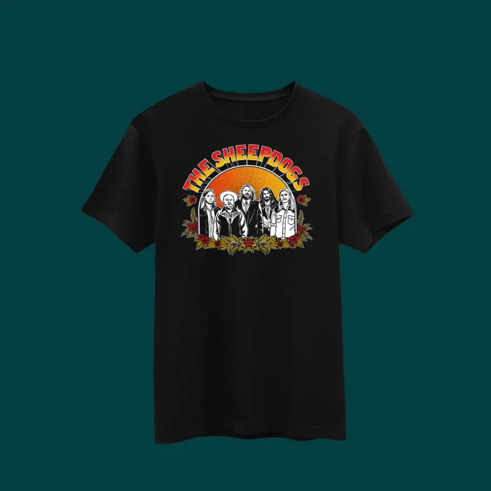 Sheepdogs Recording Co Band t-shirt membres mixte