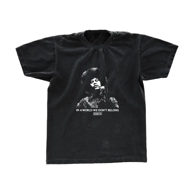 EMI Sekou UK & Europe Tour t-shirt noir coton