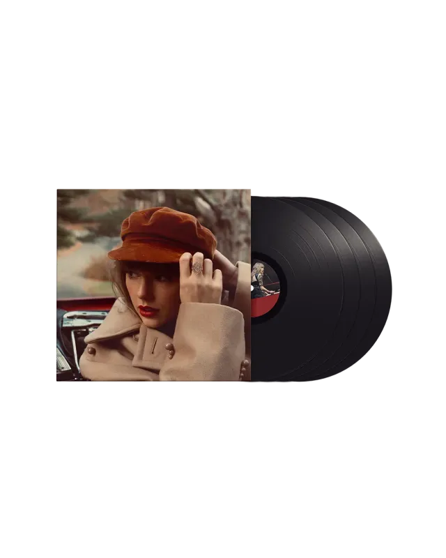 Taylor Swift Red Taylor's Version vinyle 4 LP noir