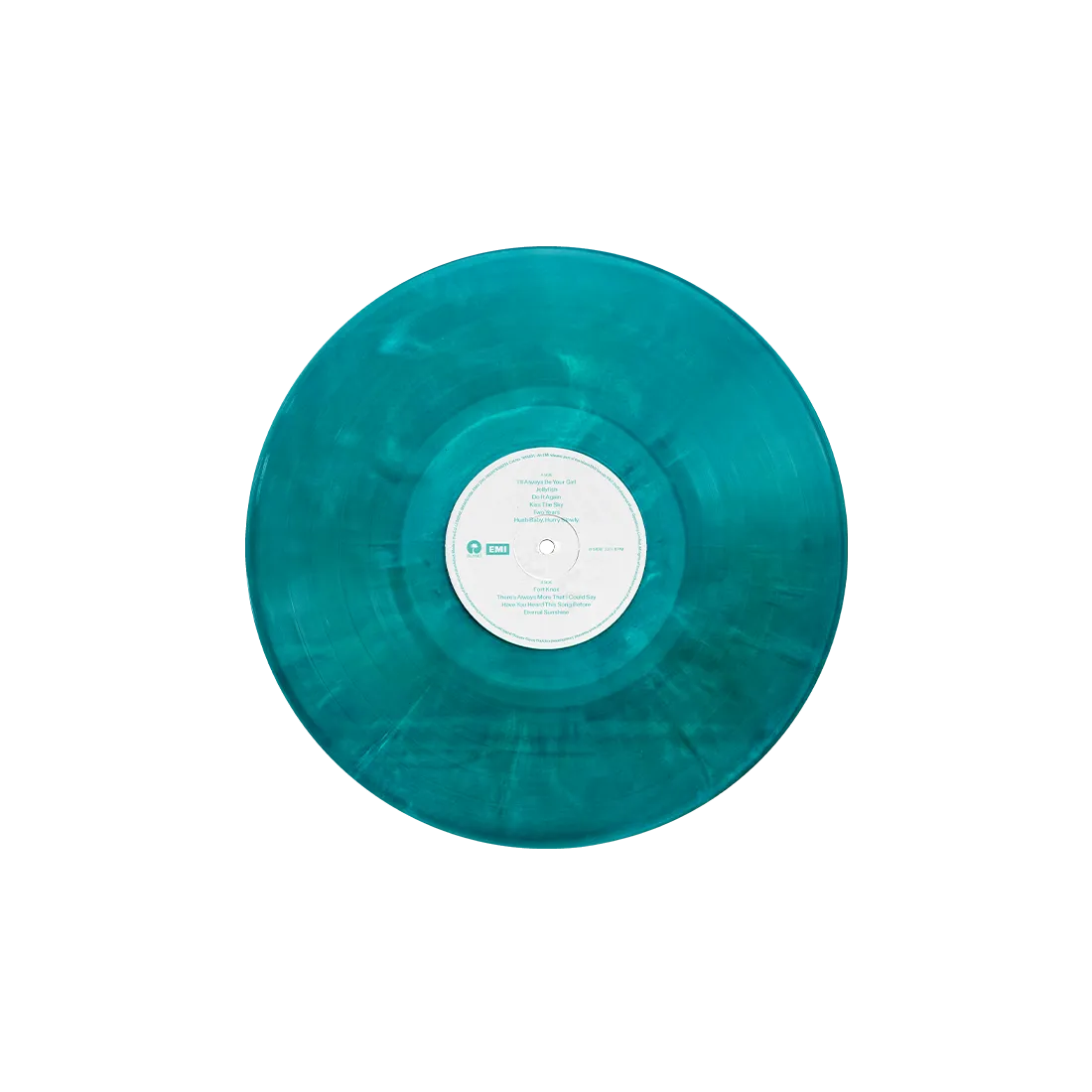 EMI There s Always More LP marbré aigue-marine + carte