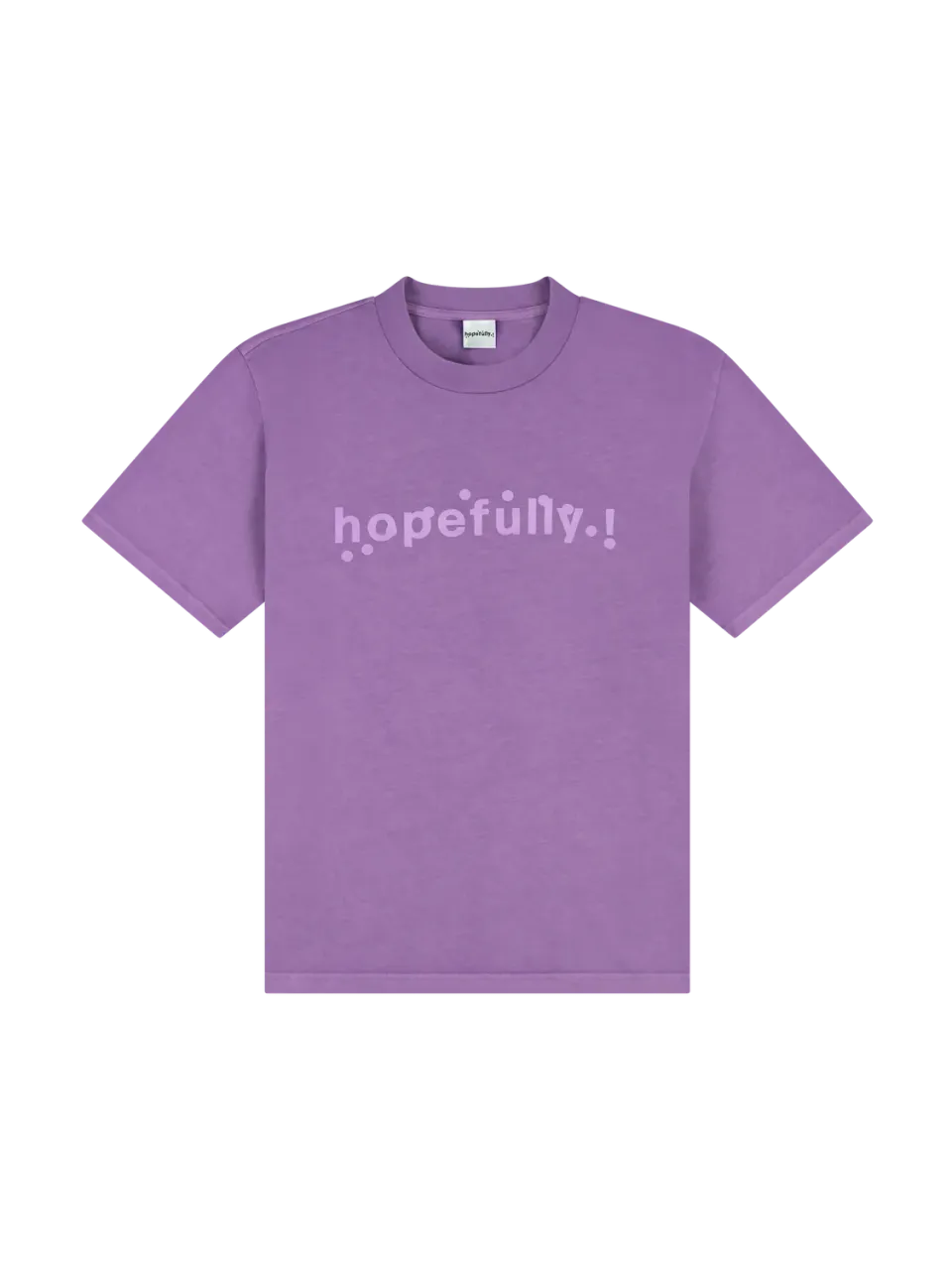 EMI hopefully! t-shirt violet overdye coton S-XXL